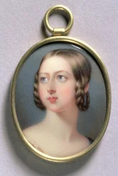 Miniatura di ritratto della Regina Vittoria, 1839